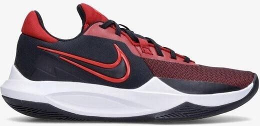Nike precision 6 basketbalschoenen zwart rood heren