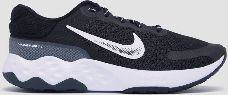 Nike renew ride 3 hardloopschoenen zwart heren