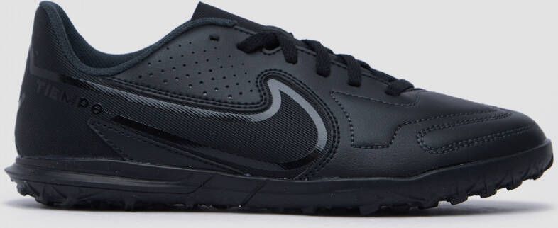 Nike Jr. Tiempo Legend 9 Club TF Voetbalschoenen voor kleuters kids (turf) Zwart - Foto 4
