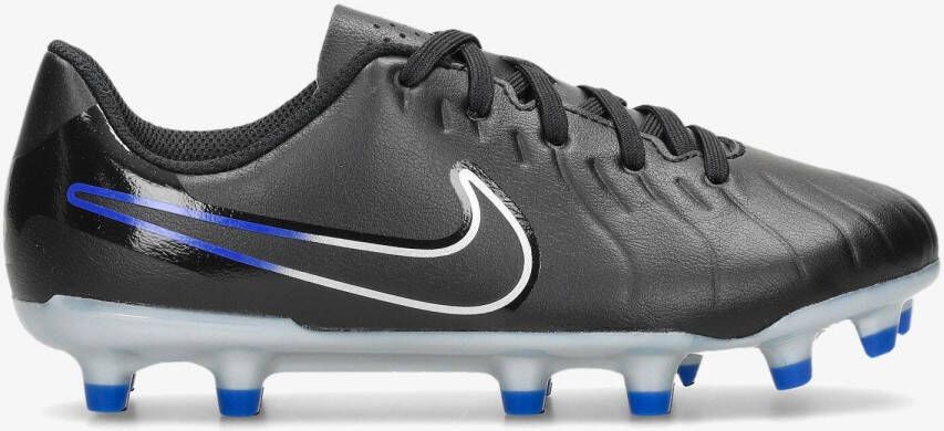 Nike tiempo legend club fg voetbalschoenen zwart blauw kinderen