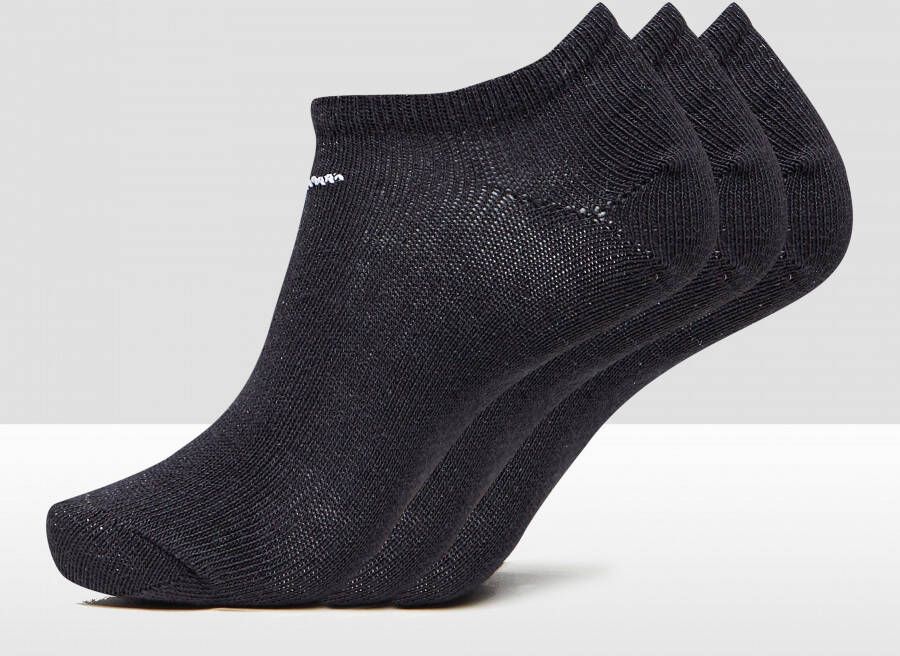 Nike value no show sokken 3 pack zwart heren