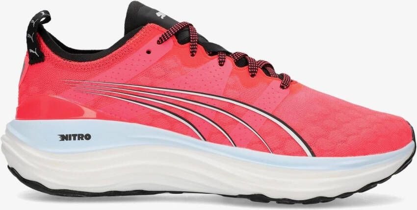 Puma forever nitro hardloopschoenen rood blauw dames