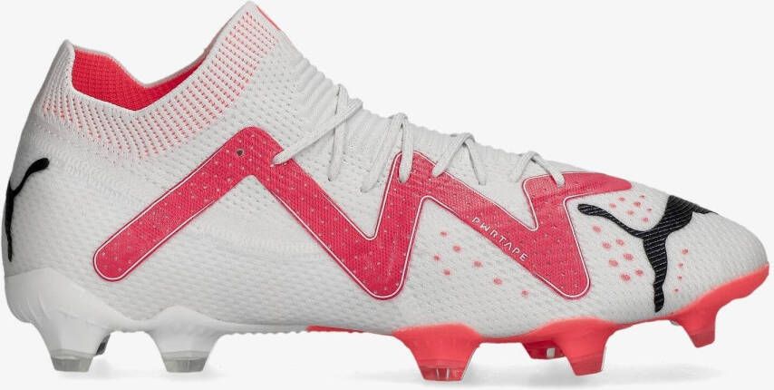 PUMA Future Ultimate Gras Kunstgras Voetbalschoenen (MG) Wit Rood Zwart - Foto 3