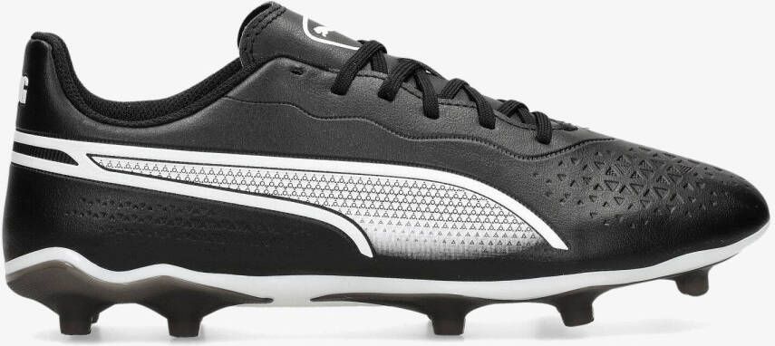 Puma king match voetbalschoenen zwart wit heren