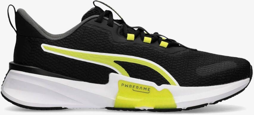 Puma pwrframe tr2 sportschoenen zwart geel heren