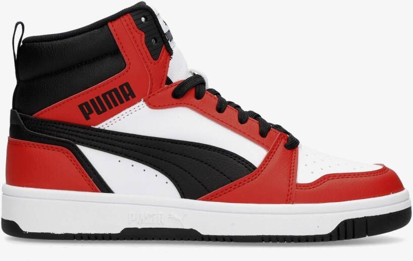 Puma Rebound V6 Mid Jr White Black for All Time Red Fashion sneakers Schoenen weiß maat: 37.5 beschikbare maaten:36 37.5 38.5 39 - Foto 14