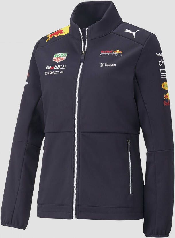 Puma red bull racing team softshell jas blauw dames