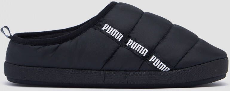 Puma Comfortabele Pluche Pantoffels Black Unisex