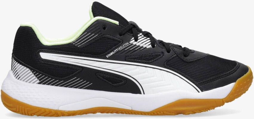Puma solarflash ii indoorschoenen zwart wit heren dames - Foto 3