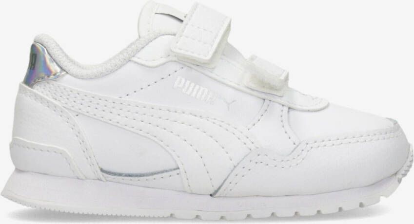 Puma St Runner V3 Wit Sneakers Klittenband Meisjes