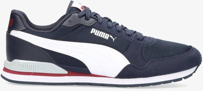 Puma st runner v3 mesh sneakers blauw rood heren