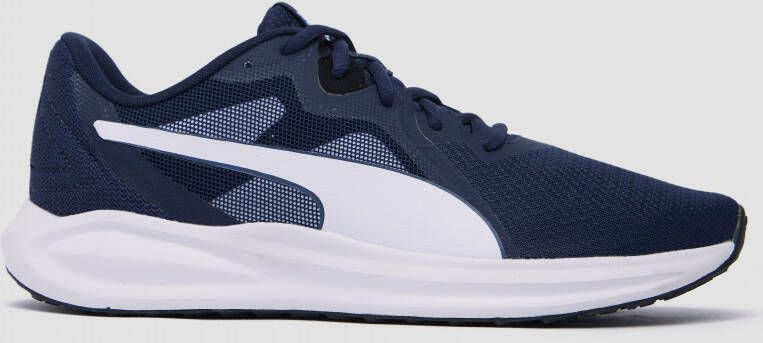 Puma twitch hardloopschoenen blauw wit heren