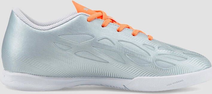 PUMA Ultra 4.4 Zaalvoetbalschoenen(IN)Kids Zilver Oranje - Foto 3