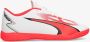 Puma Ultra Play IT Jr zaalvoetbalschoenen wit rood Imitatieleer 30 - Thumbnail 3