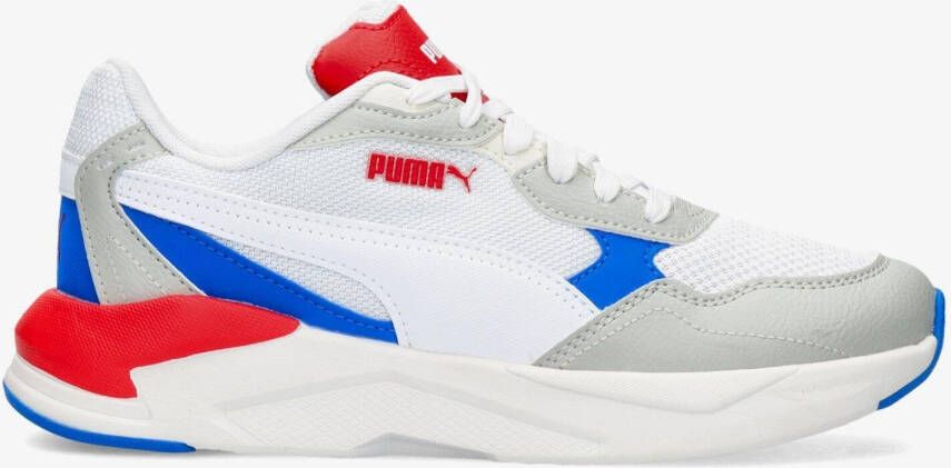 Puma x-ray speed lite sneakers wit blauw kinderen