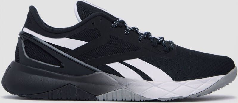 Reebok nanoflex sportschoenen zwart wit heren