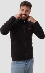 Regatta hadfield fleece outdoorjas zwart heren