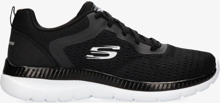 Skechers bountiful hardloopschoenen zwart dames