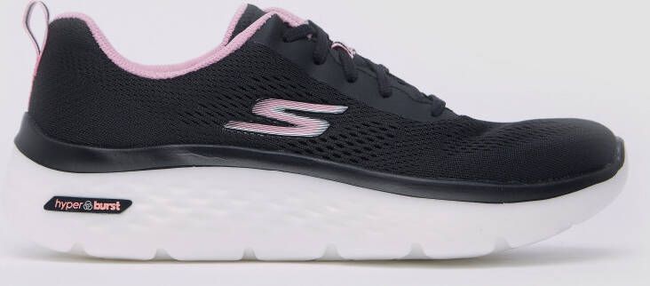 Skechers Go Walk Hyper Burst zwart roze sneakers dames(124578 BKPK ) - Foto 5
