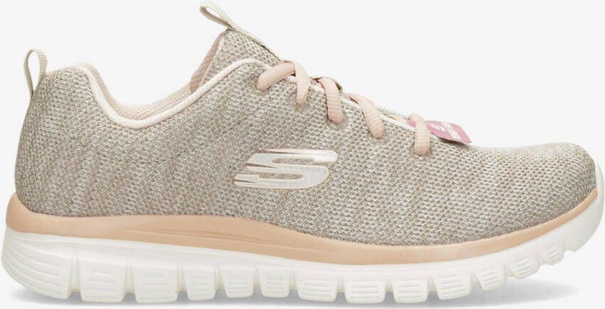 Skechers graceful hardloopschoenen bruin dames