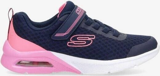 Skechers microspec max sneakers blauw roze kinderen