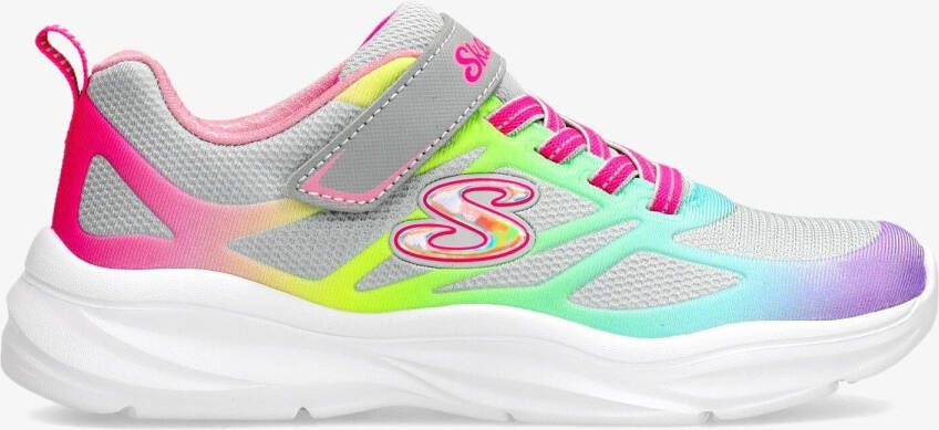 Skechers power jams hardloopschoenen grijs wit kinderen - Foto 2