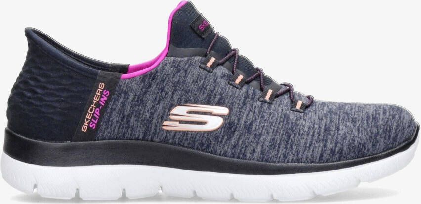 Skechers summits hardloopschoenen grijs roze dames