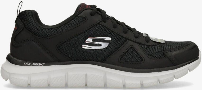 Skechers track hardloopschoenen zwart wit heren