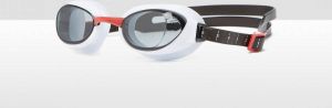 Speedo aquapure duikbril grijs rood heren