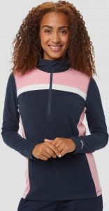 SPEX ascension fleece pully blauw dames