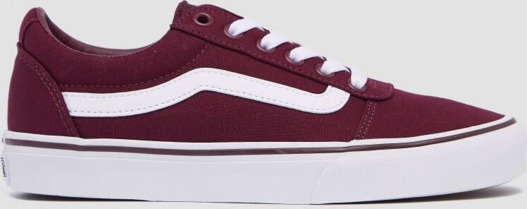 Vans Ward Canvas Dames Sneakers Burgundy - Foto 3