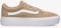 Vans ward sneakers bruin wit dames - Thumbnail 1