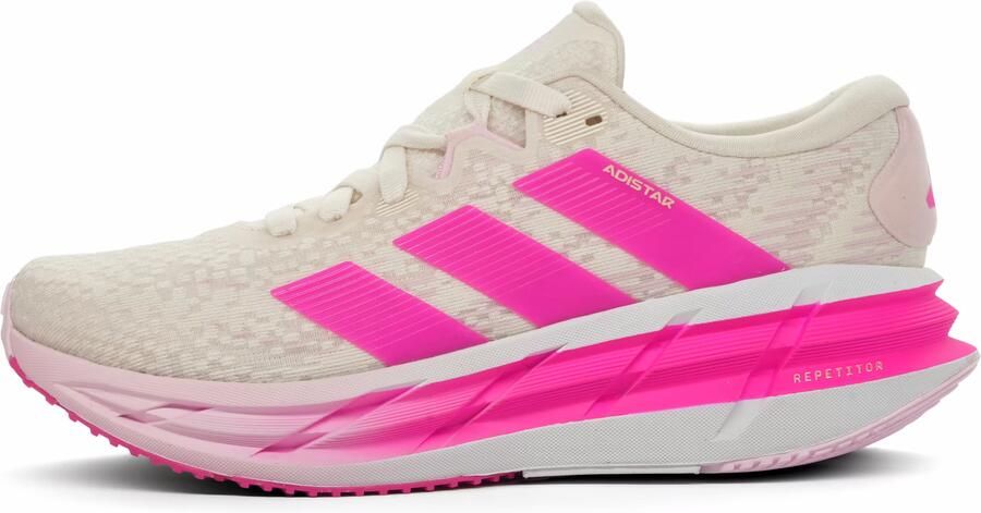 Adidas Adistar Sneakers Dames Wit 2 3 Mesh Synthetisch