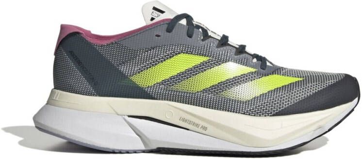Adidas adizero boston 12 hardloopschoenen blauw roze dames - Foto 3