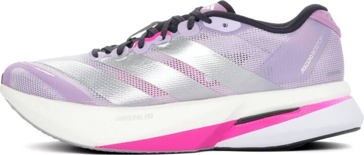 Adidas Adizero Boston 13 Sneakers Dames Paars 2 3 Mesh Synthetisch