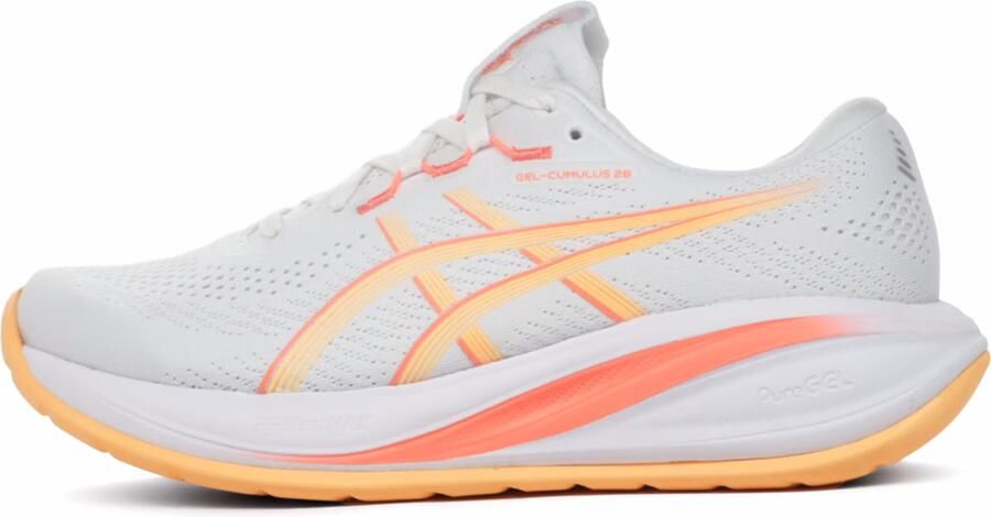ASICS Women's Gel-Cumulus 28 Hardloopschoenen wit oranje