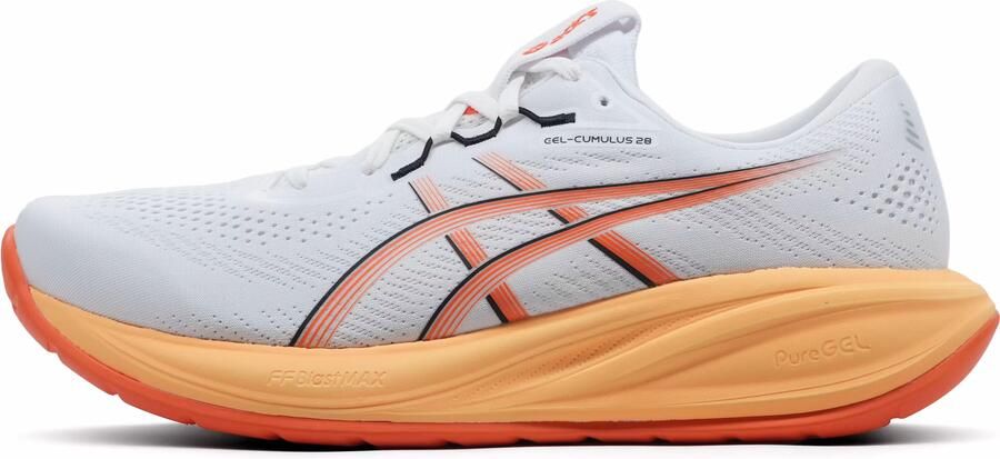 ASICS Gel-Cumulus 28 Hardloopschoenen wit oranje - Foto 2