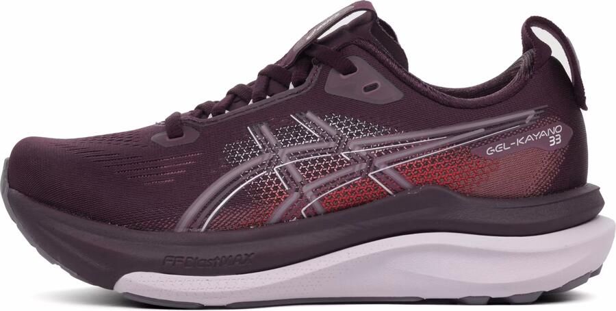 ASICS Women's Gel-Kayano 33 Hardloopschoenen dark aubergine dahlia