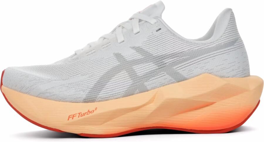 ASICS Women's Novablast 6 Hardloopschoenen wit oranje