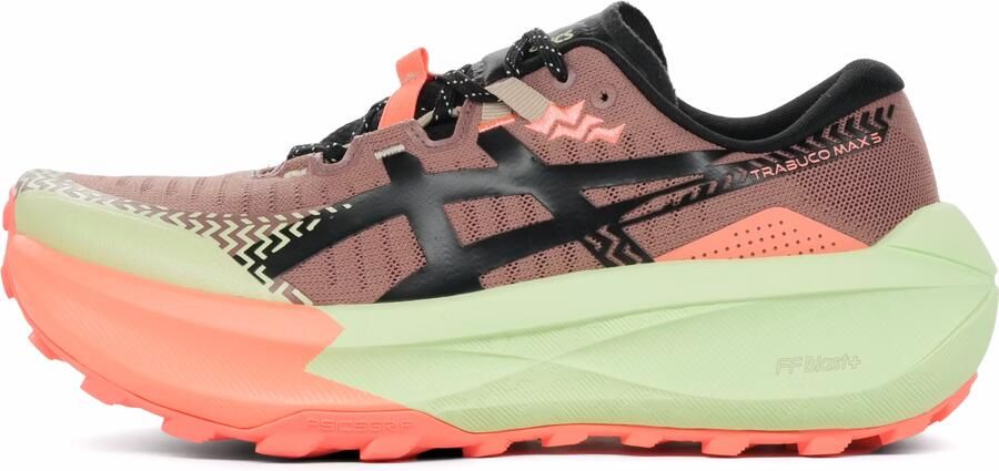 ASICS Trabuco Max 5 Trailrunningschoenen umeboshi zwart