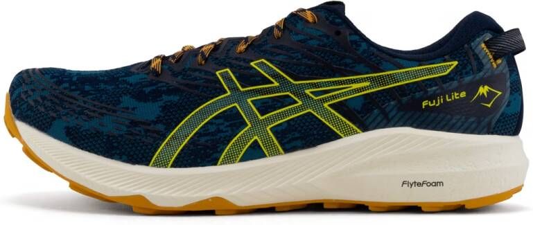ASICS Fuji Lite 3 Trailrunningschoenen Ink Teal Golden Yellow Heren - Foto 4