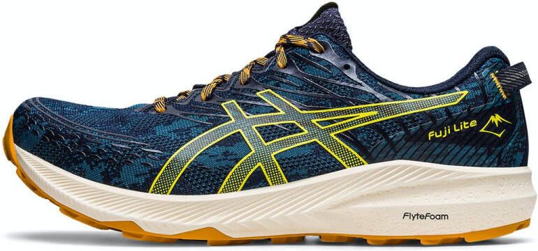 ASICS Fuji Lite 3 Trailrunningschoenen Ink Teal Golden Yellow Heren - Foto 5