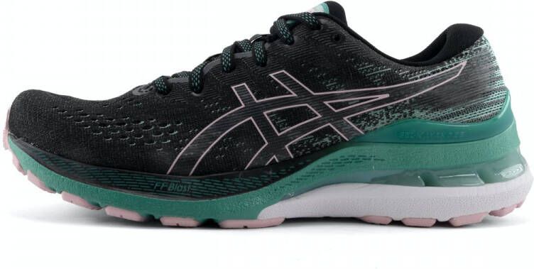 ASICS GEL-Kayano 28 Dames Sportschoenen Hardlopen Weg zwart groen - Foto 8