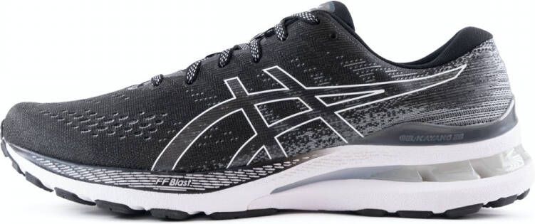 ASICS GEL-Kayano 28 Heren Sportschoenen Hardlopen Weg zwart wit wit - Foto 5