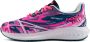 Asics gel noosa tri 15 gs chk hardloopschoenen blauw roze - Thumbnail 2