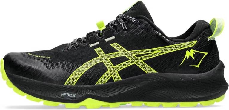 ASICS Gel-Trabuco 12 GTX Trail Heren Hardloopschoenen Black Safety Yellow - Foto 3
