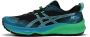 ASICS Gel Trabuco 12 Hardloopschoenen Trailrun Heren Zwart-Blauw-Groen - Thumbnail 2