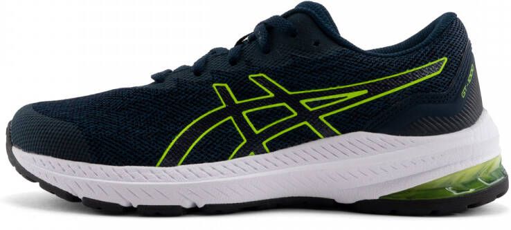 ASICS GT-1000 11 GS Hardloopschoenen French Blue Hazard Green Kinderen - Foto 2