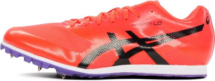 ASICS Hyper LD 6 Spikes Hardloopschoenen Flash Rood Zwart - Foto 2