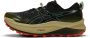 ASICS Trabuco Max 3 Trailrunning Hardlopen Heren Zwart Groen - Thumbnail 3